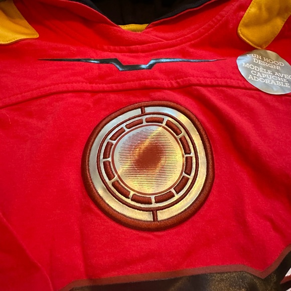 NWT Disney Store Marvel Iron Man Toddler Hoodie Sweatpants Set Costume Sz 2 - Picture 5 of 15